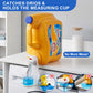 🧼🧴 Porte-lessive avec plateau récupérateur – Buse anti-goutte, nettoyage facile, fini les bouteilles collantes et les coulures sur la machine, l’indispensable des buanderies impeccables 🏠👌
