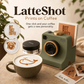 📢📢50% DE RÉDUCTION !! ⏰Appareil photo Retro Coffee Art – Imprimante mécanique à pochoirs pour latte art