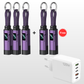🔌💡 Câble de charge 4 en 1 avec affichage numérique – Charge rapide, anneau porte-clés intégré, compact et résistant aux nœuds, idéal pour tous vos appareils au quotidien 📱