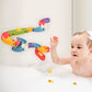 🐤🛁 Jouet de bain toboggan à canards – 48 pièces, un toboggan amusant qui fait glisser les canards dans l’eau, pour des bains pleins de rires et de découvertes 💦🧒