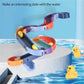 🐤🛁 Jouet de bain toboggan à canards – 48 pièces, un toboggan amusant qui fait glisser les canards dans l’eau, pour des bains pleins de rires et de découvertes 💦🧒