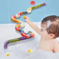 🐤🛁 Jouet de bain toboggan à canards – 48 pièces, un toboggan amusant qui fait glisser les canards dans l’eau, pour des bains pleins de rires et de découvertes 💦🧒