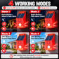 🎃 Offre Halloween -50 % ! 🏡 Alarme solaire à détecteur de mouvement PIR, sirène 110 dB, LED clignotantes et 4 modes