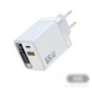Chargeur rapide PD 65 W avec câble USB-C rétractable de 80 cm