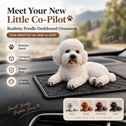 Ornement Caniche pour Voiture – La décoration la plus mignonne pour votre tableau de bord 🐶✨