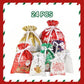 🎄🎁 Sacs cadeaux réutilisables à cordon – Plusieurs tailles, motifs de Noël, à remplir et à offrir encore et encore, la touche festive qui fait plaisir à tous les coups 🛍️💝