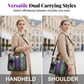 🏆 SISTA DAGEN – 50 % RABATT! 🔥 Elegant totebag i ormmönstrat PU-läder – lyxig textur, rymligt fack & perfekt för kontor, shopping & weekend 🌸