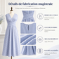 ⏳Offre limitée dans le temps : 50 % de réduction⏰Robe longue rayée sans manches pour femme🎀👗
