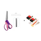 ✂️🧵 Ciseaux cranteurs en acier inoxydable – Bords zigzag, poignées ergonomiques, couture, quilting et scrapbooking, 4 coloris, l’outil parfait pour des finitions nettes et créatives 🌈✨
