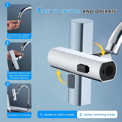 💧✨ Robinet de cuisine à cascade – Élégant et moderne, un large voile d’eau doux et uniforme, pour une cuisine raffinée et un usage quotidien agréable 🚰👌