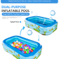 🌊 Uppblåsbar pool med gratis pump – enkel att sätta upp, timmar av sommarkul! ⌛ 50 % rabatt – begränsad tid 💥🌿