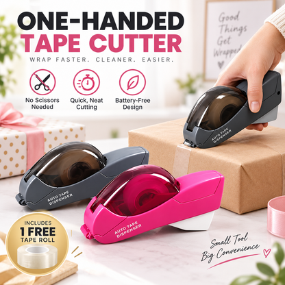 📦 50 % DE RÉDUCTION EN CE MOMENT ! ✂️ Coupe-ruban portable à une main – Rapide, précis et sans piles