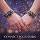 Bracelet Signe du Zodiaque en Cuir Phosphorescent – Unisexe & Ajustable