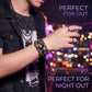 Bracelet Signe du Zodiaque en Cuir Phosphorescent – Unisexe & Ajustable