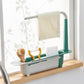 🍽️🧼 Égouttoir évier télescopique portable – Longueur réglable 32-45 cm, multifonction, polypropylène, le support malin qui s’adapte à votre évier et range vaisselle, éponges et ustensiles sans encombrer le plan de travail 🥣💧