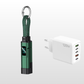 🔌💡 Câble de charge 4 en 1 avec affichage numérique – Charge rapide, anneau porte-clés intégré, compact et résistant aux nœuds, idéal pour tous vos appareils au quotidien 📱