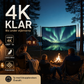 Vikbar 100-tums projektorduk 🎬 4K/3D, klar bild i alla ljus – bio hemma när du vill ✨