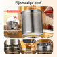 🍳🥟 Friteuse multifonction en acier inoxydable 304 – Certifié alimentaire, design anti-éclaboussures, panier filtrant, pour des frites croustillantes et du poulet doré sans huile sur les murs ni sur les mains 🛡️🔥