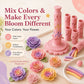 🌸🎨 Kit de création de fleurs en pâte à modeler – Adapté aux débutants, outil réutilisable imprimé en 3D, manchons interchangeables et 24 couleurs incluses, pour des fleurs réussies dès le premier essai ✨
