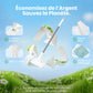 🧹💧 Serpillère réutilisable – Pince auto-serrante, manche télescopique, rotation 360°, un nettoyage des sols efficace et sans effort, même dans les coins les plus difficiles 🏠✨