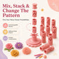 🌸🎨 Kit de création de fleurs en pâte à modeler – Adapté aux débutants, outil réutilisable imprimé en 3D, manchons interchangeables et 24 couleurs incluses, pour des fleurs réussies dès le premier essai ✨