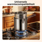 🍳🥟 Friteuse multifonction en acier inoxydable 304 – Certifié alimentaire, design anti-éclaboussures, panier filtrant, pour des frites croustillantes et du poulet doré sans huile sur les murs ni sur les mains 🛡️🔥