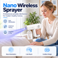 Wireless Handheld Nano Disinfection Spray Gun with Blue Light