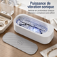 ✨ Nettoyeur à Ultrasons Multifonction Sans Fil | 💍 Nettoyage en Profondeur Bijoux, Lunettes et Dentiers 👓 | 💧 Rechargeable et Compact (300ml)