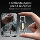 🔦🗝️ Lampe torche portable rechargeable pour porte-clés – Éclairage puissant, format compact et léger, toujours prête à vous éclairer au quotidien, en voyage ou en cas d’urgence 🏠🚗