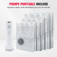 🧳 50% DE RÉDUCTION ! ✨ Ensemble Sacs de Rangement Sous Vide 2026 – Pompe Portable Incluse, Gain de Place 80% 📦