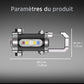 🔦🗝️ Lampe torche portable rechargeable pour porte-clés – Éclairage puissant, format compact et léger, toujours prête à vous éclairer au quotidien, en voyage ou en cas d’urgence 🏠🚗