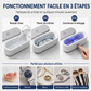 ✨ Nettoyeur à Ultrasons Multifonction Sans Fil | 💍 Nettoyage en Profondeur Bijoux, Lunettes et Dentiers 👓 | 💧 Rechargeable et Compact (300ml)