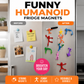 🧲😄 Figurines magnétiques articulées – Aimantation puissante, changez leur posture à l’infini, anti-stress et décoration pleine d’humour pour le frigo ou le bureau 🌀🖥️