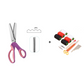 ✂️🧵 Ciseaux cranteurs en acier inoxydable – Bords zigzag, poignées ergonomiques, couture, quilting et scrapbooking, 4 coloris, l’outil parfait pour des finitions nettes et créatives 🌈✨