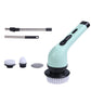 🧹⚡ Brosse de nettoyage électrique 9 en 1 – Multi-embouts, puissante et étanche, nettoie en profondeur carrelage, joints, salle de bain et cuisine, sans effort 🛁✨