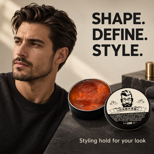 💈Cire coiffante parfumée à l'eau de Cologne – 150 g✨