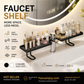 🚰 50% DE RÉDUCTION! 🏠 Étagère de rangement au-dessus du robinet – Anti-calcaire, gain de place & installation facile – Gardez votre plan de travail propre et organisé ✨