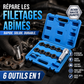 🛡️🔩 Kit complet taraudage auto – Filets rapportés en acier inoxydable, compatible essence, diesel et moto, solution permanente anti-corrosion 🌧️✅