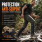 🛡️🐗 Guêtres de chasse imperméables – Coutures étanches, barrière anti-serpent et anti-tiques, restez au sec et en sécurité lors de vos affûts du petit matin et de vos longues marches en sous-bois 🌲🌧️