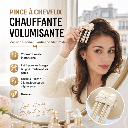 💇 Pince chauffante sans fil pour donner du volume à la racine, appareil de coiffure portable de voyage pour cheveux fins et plats