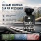 🌿🚗 Désodorisant longue durée pour voiture – Extraits naturels, neutralise odeurs de fumée et d’animaux, fraîcheur garantie plusieurs semaines, motif montagne 🏔️💨