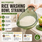 🍚💧 Bol à laver le riz à double fonction – Fine maille, poignée ergonomique, lavez et égouttez parfaitement sans perdre un grain, l’ustensile malin pour riz, quinoa et légumineuses, du robinet à la casserole 🥣✨