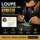🔍💡 PROMO FLASH : 50% DE RÉDUCTION ! Loupe Frontale de Précision avec Éclairage LED – Lentilles Optiques Interchangeables 2× à 25×, Monture Légère et Confortable Mains Libres for Vos Travaux Minutieux d'Horlogerie, d'Électronique et d'Artisanat ✨