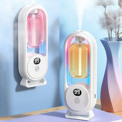 🌜🛡️ Diffuseur brume fraîche – Arrêt automatique sans eau, lueur tamisée pour ne pas perturber le sommeil, idéal pour diffuser lavande ou camomille dans une chambre d’enfant ou d’adulte 🛌💤