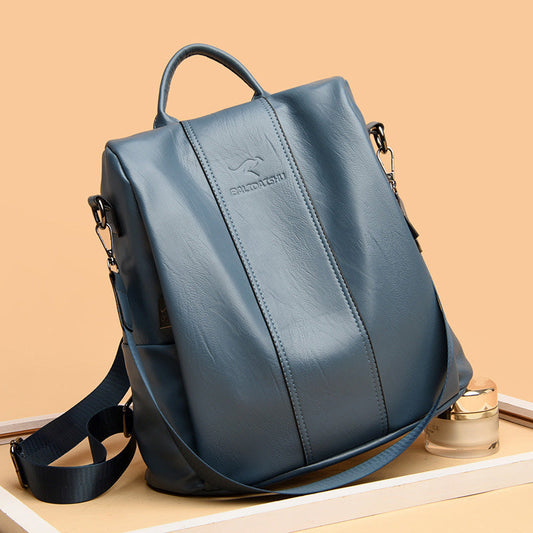 🔥 50 % RABATT NU! 🔥 Snygg damryggsäck med stor kapacitet – rymlig, stilren & perfekt för jobb, skola & resa 🎒✨