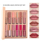 💋 Flytande läppstift set (12 st) – högpigmenterat, matte & långvarigt, perfekt för dag & kväll, enkelt att applicera & bekväm att bära 🌸