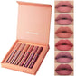 💋 Flytande läppstift set (12 st) – högpigmenterat, matte & långvarigt, perfekt för dag & kväll, enkelt att applicera & bekväm att bära 🌸