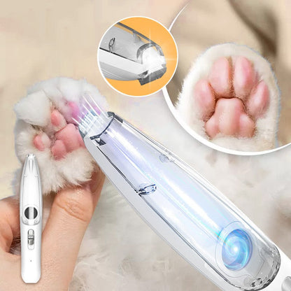 🐕💨 Tondeuse pour animaux à aspiration – Sans fil, faible bruit, lumière LED, idéale pour visage, pattes, oreilles et yeux, un toilettage précis et propre à la maison 🐾✨