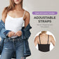🌿 Débardeur femme en coton stretch – Coques intégrées sans armature, doux et respirant, parfait seul ou en sous-pull 🌸