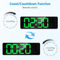 🌙⏰ Horloge numérique auto – Luminosité automatique, heure d’été réglable, l’heure toujours lisible et juste, de la voiture au bureau en passant par la maison, sans jamais être ébloui 🌗💡